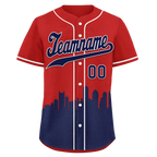Custom Red Blue City Edition Personalized Authentic Baseball Jersey BSBJ01-D017123