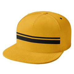 Custom Yellow Pittsburgh Hat Sport Design Cap Stitched Adjustable Personalized PR067B-D020262-30