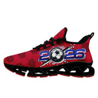 Custom United States 2026 World Cup Sneakers DIY Country Flag Running Shoes Lightweight Sport Shoes Gift for Football Fans Personalized Team Name and Logo FN003XD-F028038-4