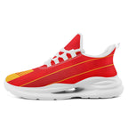 Custom Spain 2026 World Cup Sneakers DIY Country Flag Running Shoes Lightweight Sport Shoes Gift for Football Fans Personalized Team Name and Logo FN079-F020028-4