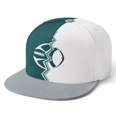 Custom White Green Pennsylvania Hat Sport Design Cap Stitched Adjustable Personalized PR067B-D028017-12