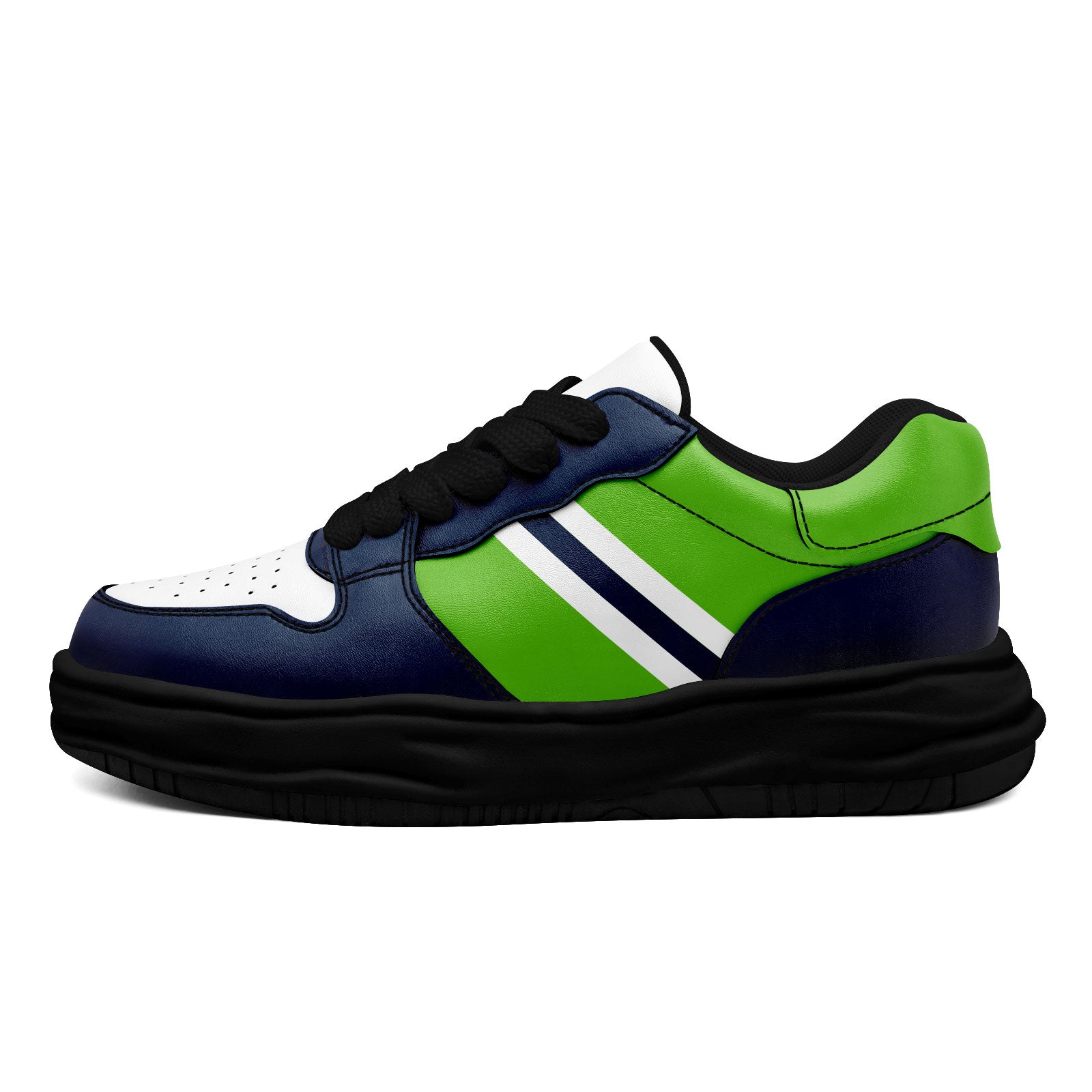 Custom Blue Green Seattle Shoes Personalized Sneaker FN032-D020389-27