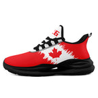 Custom 2026 World Cup Canada Sneakers DIY Country Flag Running Shoes Lightweight Sport Shoes Gift for Football Fans Personalized Team Name and Logo FN079-F023063-1