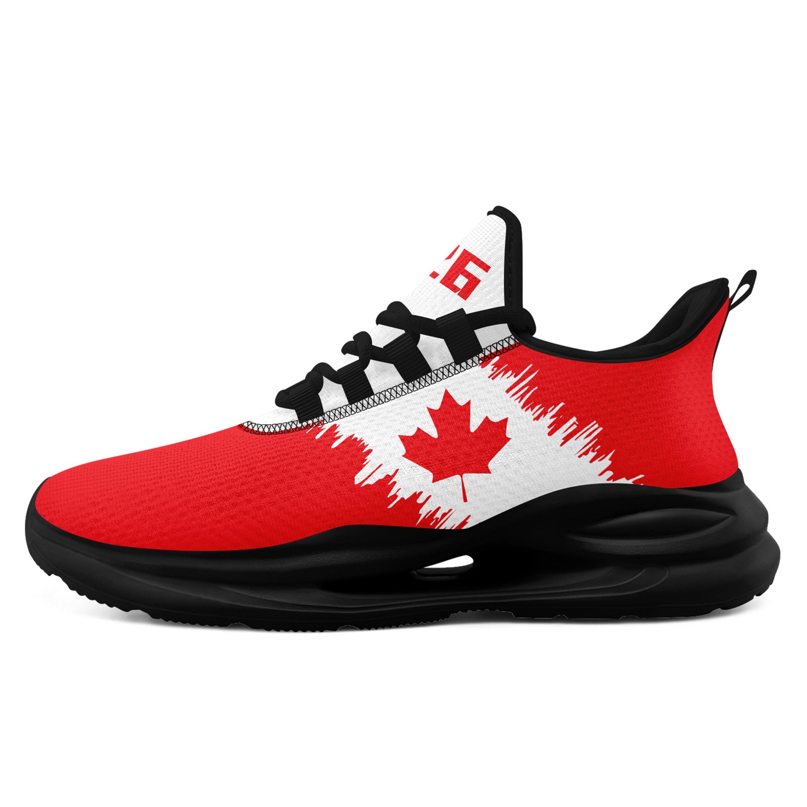 Custom 2026 World Cup Canada Sneakers DIY Country Flag Running Shoes Lightweight Sport Shoes Gift for Football Fans Personalized Team Name and Logo FN079-F023063-1