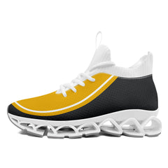 Custom Yellow Dark Gray Maxsoul Shoes Personalized Sneaker FN030XD-D020388-1