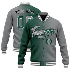 Custom Split Fashion Jacket Bomber Full-Snap Varsity Letterman Personalized Jacket FZ005-D028014-8