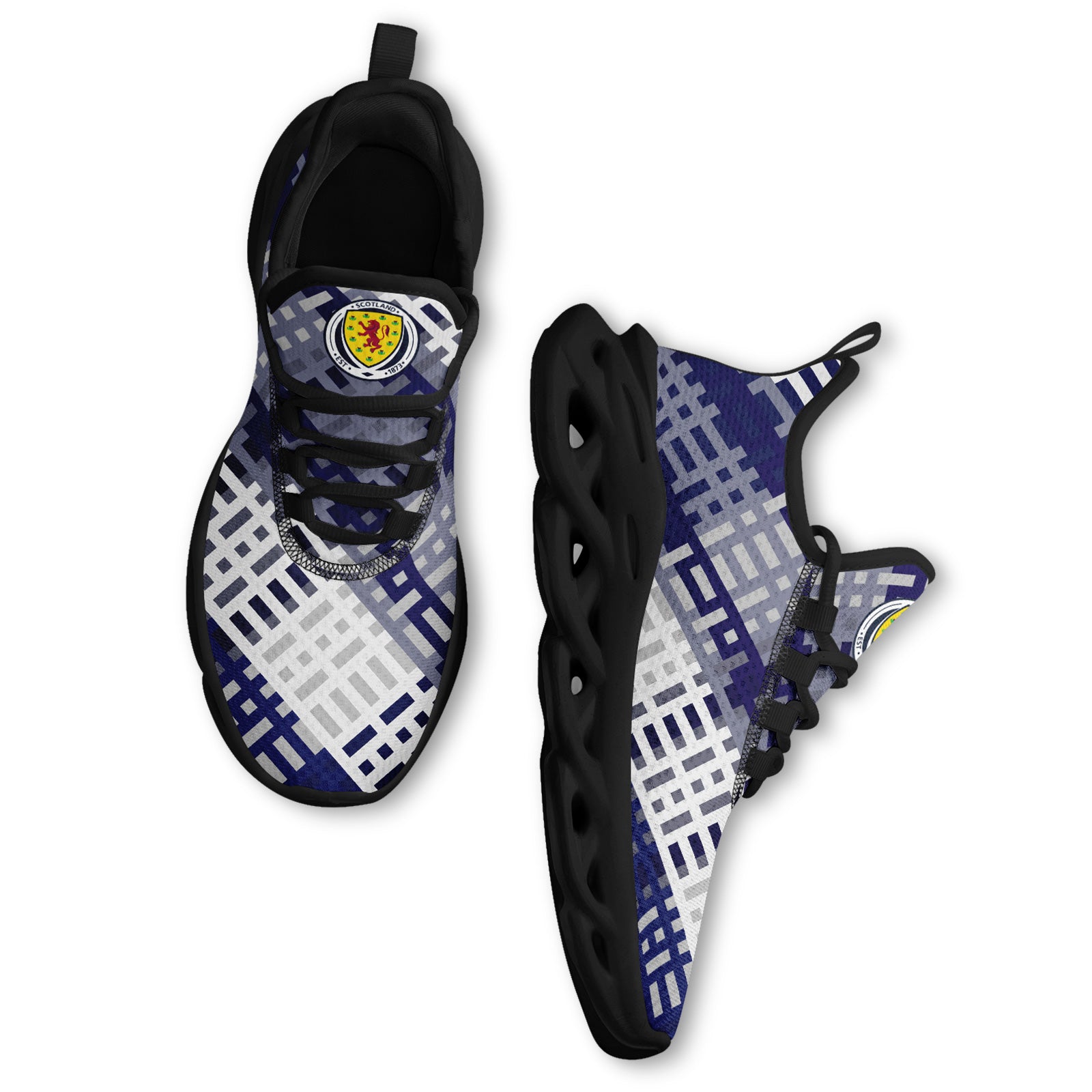 Custom Scotland 2026 World Cup Sneakers DIY Country Flag Running Shoes Lightweight Sport Shoes Gift for Football Fans Personalized Team Name and Logo FN003-F020027-4
