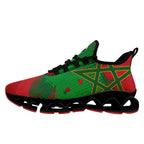 Custom Morocco 2026 World Cup Sneakers DIY Country Flag Running Shoes Lightweight Sport Shoes Gift for Football Fans Personalized Team Name and Logo FN003XD-F009086-4