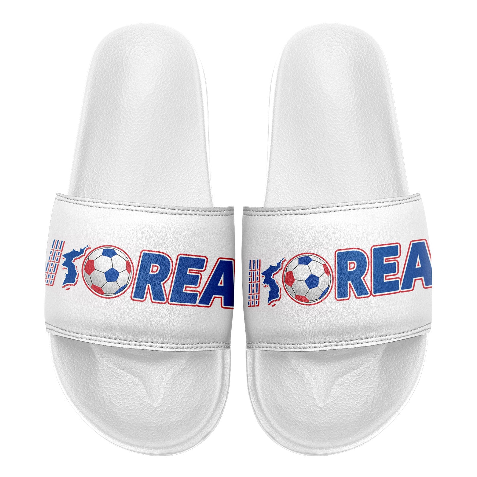Custom South Korea 2026 World Cup Sneakers DIY Country Flag Running Shoes Lightweight Sport Shoes Gift for Football Fans Personalized Team Name and Logo FN056-F009108-3