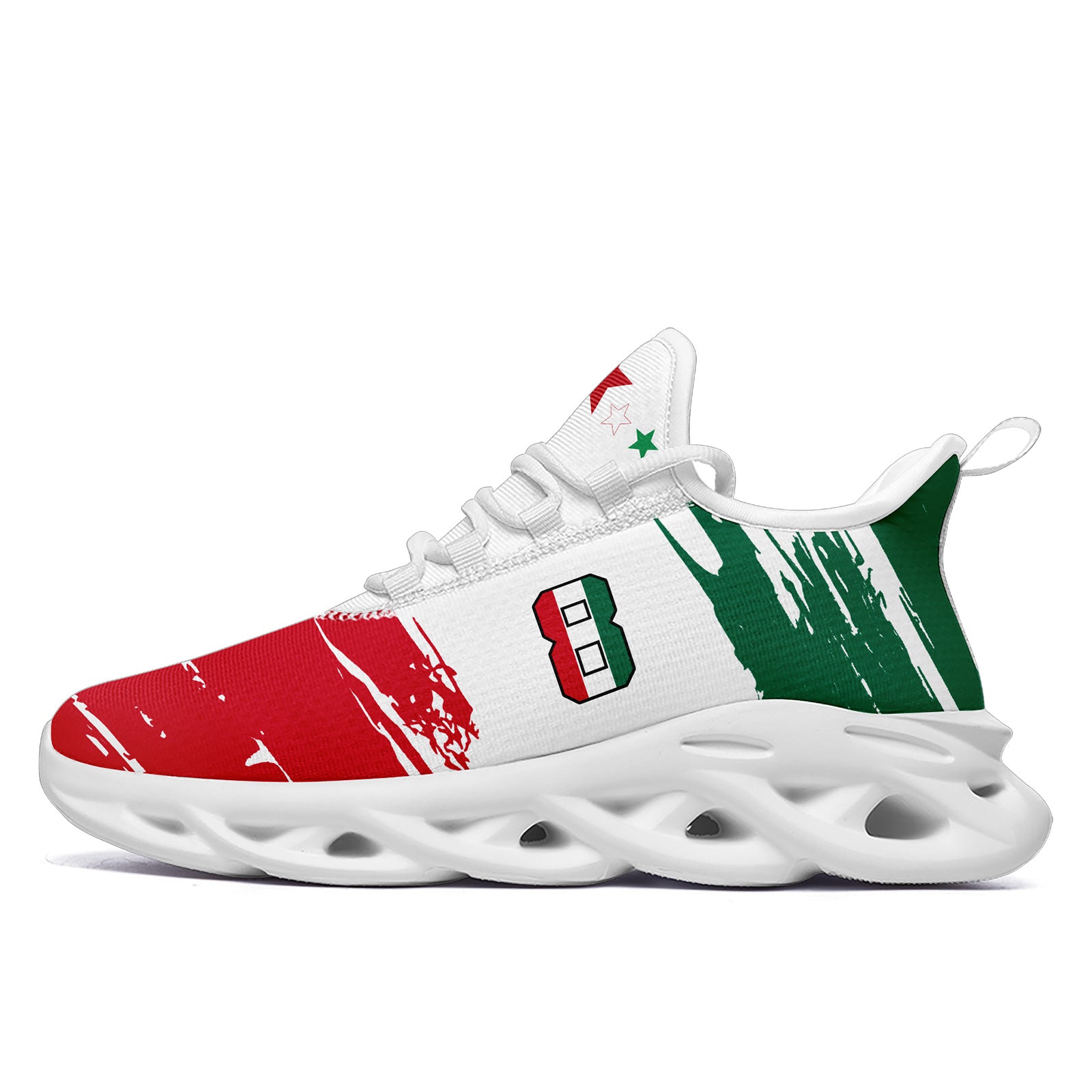 Custom 2026 World Cup Mexico Sneakers DIY Country Flag Running Shoes Lightweight Sport Shoes Gift for Football Fans Personalized Team Name and Logo FN003-F023078-3
