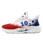 Custom South Korea 2026 World Cup Sneakers DIY Country Flag Running Shoes Lightweight Sport Shoes Gift for Football Fans Personalized Team Name and Logo FN079-F009056-3