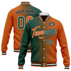 Custom Gradient Fashion Jacket Bomber Full-Snap Varsity Letterman Personalized Jacket FZ005-D028015-8