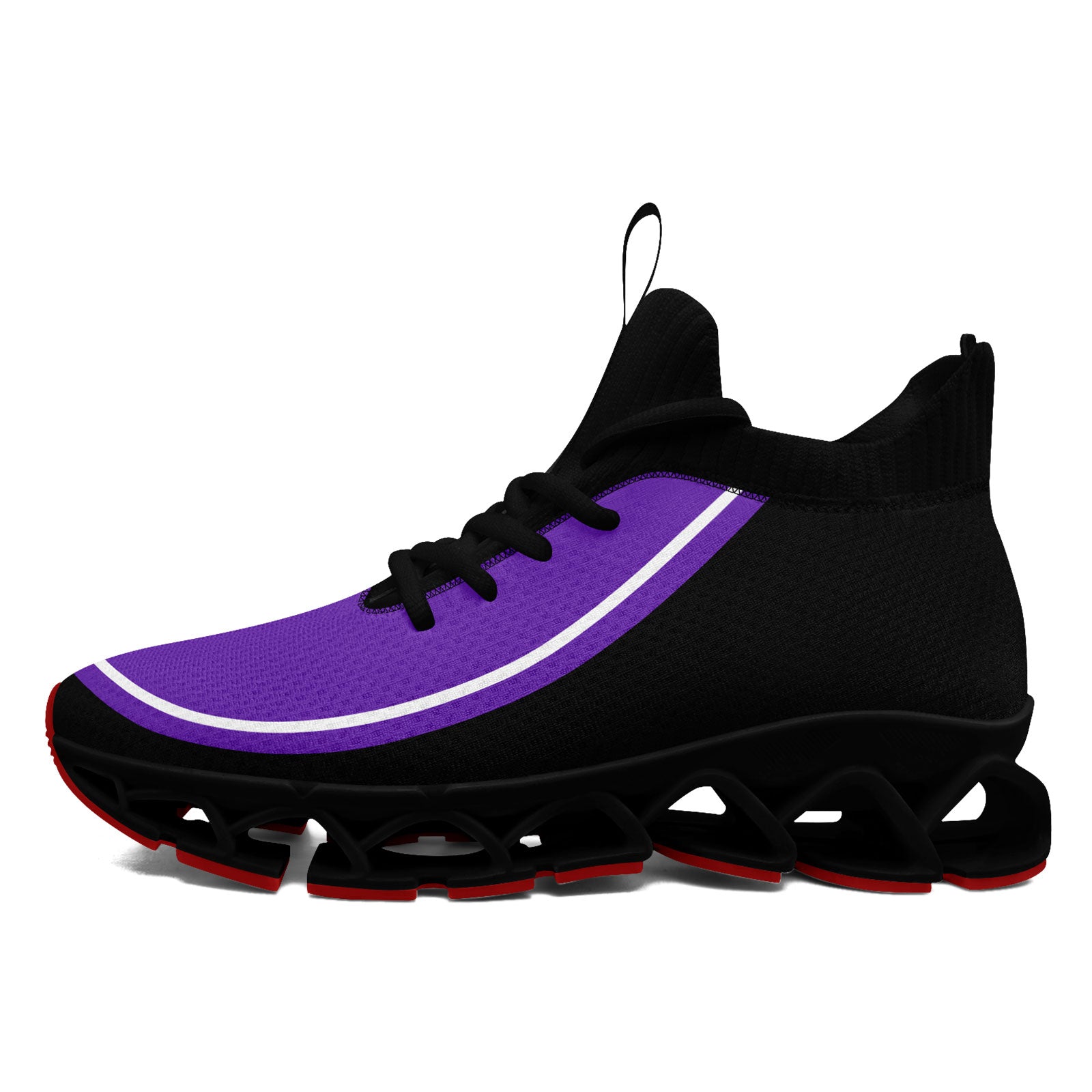 Custom Purple Black Maxsoul Shoes Personalized Sneaker FN030XD-D020388-15