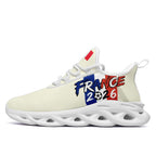 Custom France 2026 World Cup Sneakers DIY Country Flag Running Shoes Lightweight Sport Shoes Gift for Football Fans Personalized Team Name and Logo FN003-F025037-6