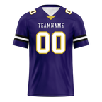 Custom Purple Classic Style Personalized Authentic Football Jersey FBJ02-bd0a70cb