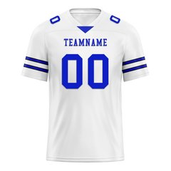 Custom White Classic Style Personalized Authentic Football Jersey FBJ02-bd0a700e