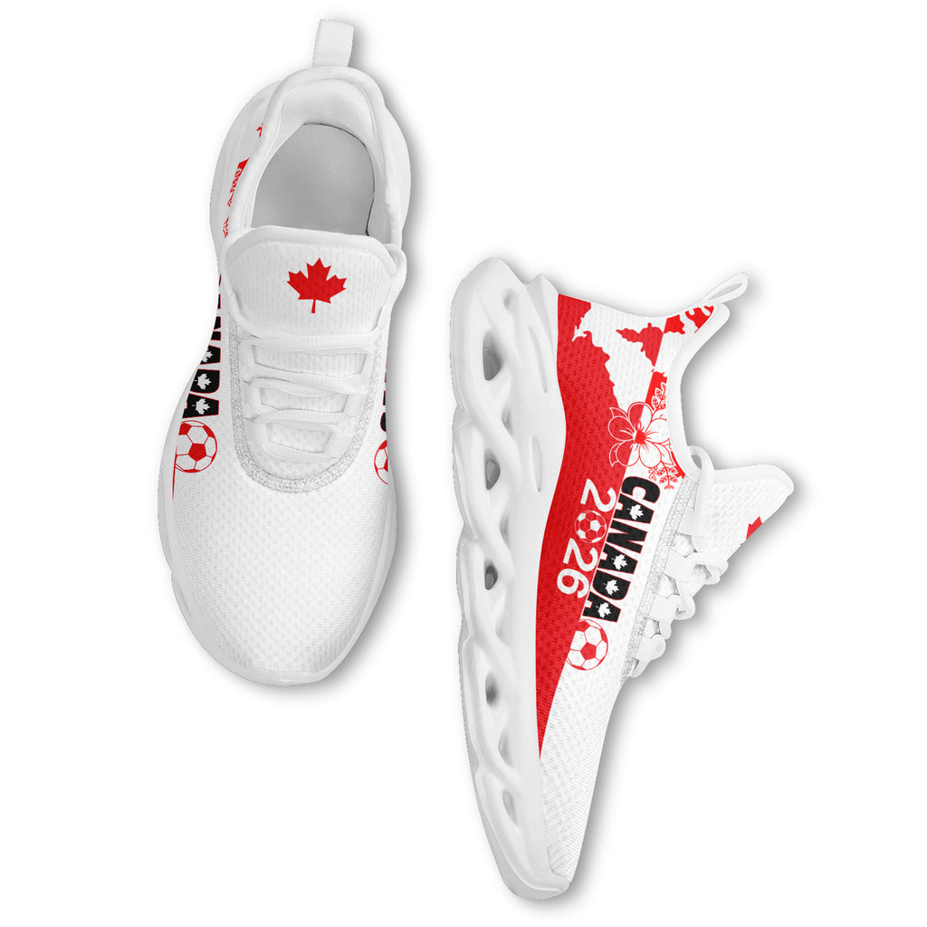 Custom 2026 World Cup Canada Sneakers DIY Country Flag Running Shoes Lightweight Sport Shoes Gift for Football Fans Personalized Team Name and Logo FN003-F023060-5