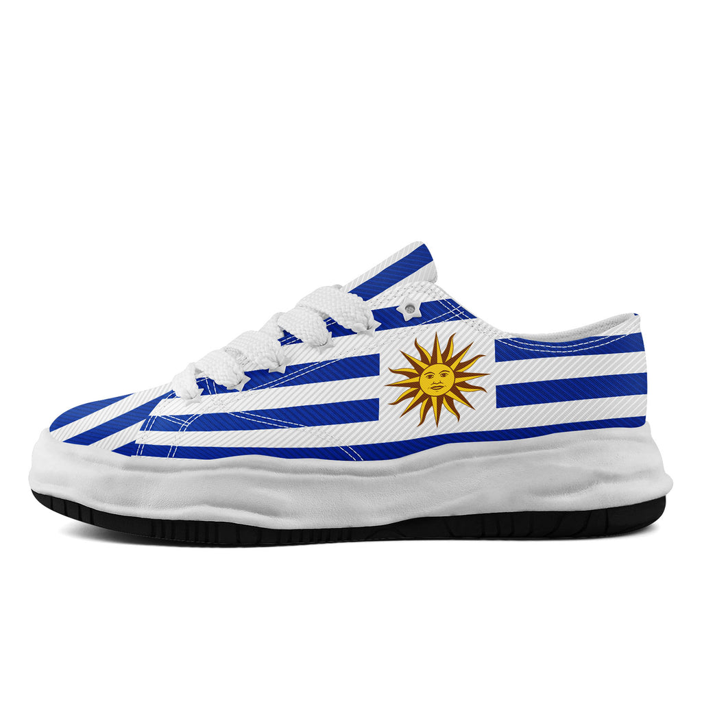 Custom Uruguay 2026 World Cup Sneakers DIY Country Flag Running Shoes Lightweight Sport Shoes Gift for Football Fans Personalized Team Name and Logo FN038-F009112-4