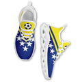 Custom Curaçao 2026 World Cup Sneakers DIY Country Flag Running Shoes Lightweight Sport Shoes Gift for Football Fans Personalized Team Name and Logo FN003-F009074-5