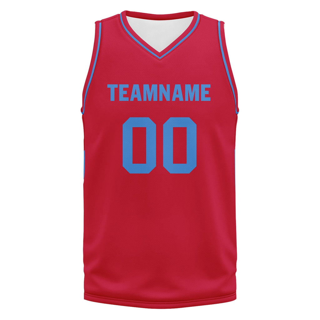 Custom Red Classic Style Sports Uniform Basketball Jersey BBJ01-D020105-23