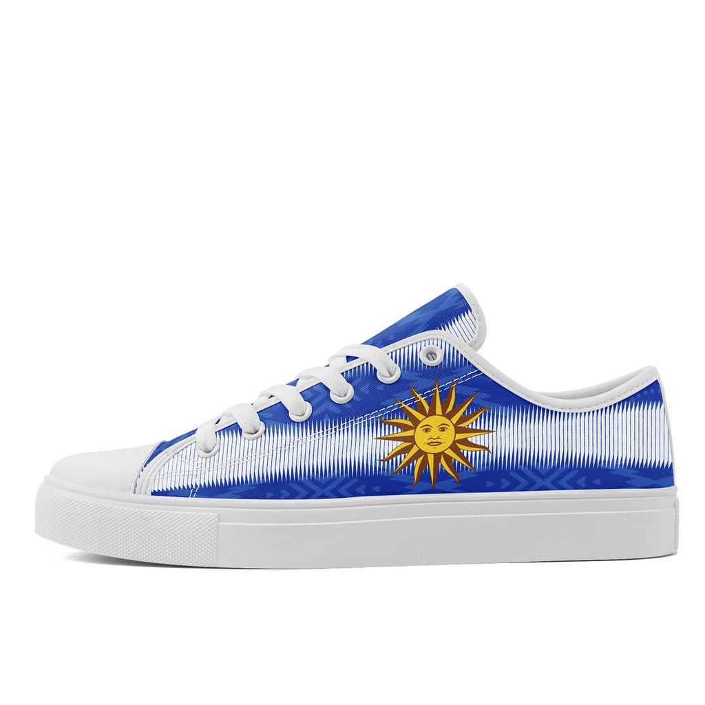 Custom Uruguay 2026 World Cup Sneakers DIY Country Flag Running Shoes Lightweight Sport Shoes Gift for Football Fans Personalized Team Name and Logo FN027-F009107-1