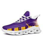 Custom Purple Yellow Minnesota MaxSoul Shoes and Hat Combo Offer Personalized Combo ZH-D020264-17
