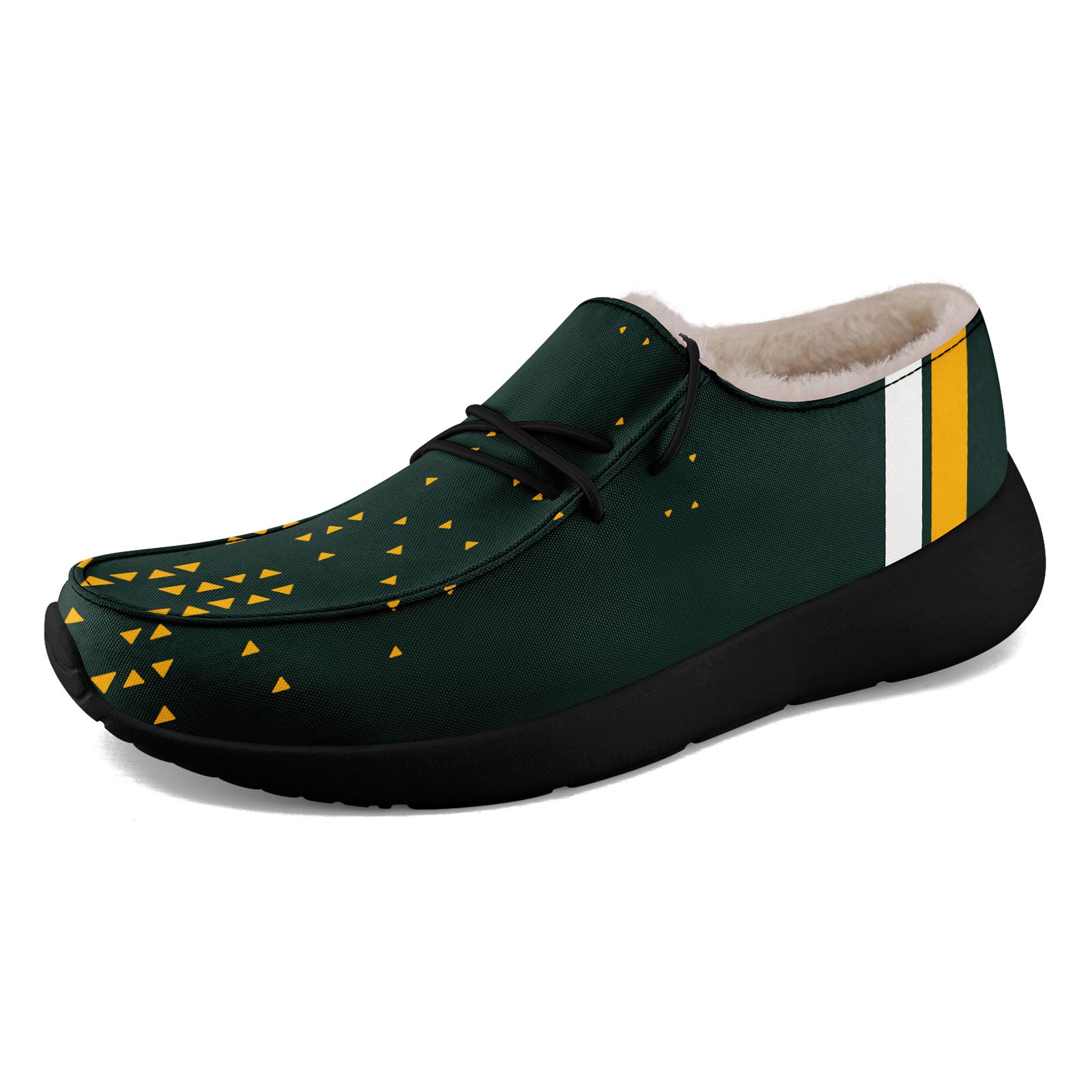Custom Green Yellow Green Bay Shoes Personalized Sneaker FN042-D020279-13