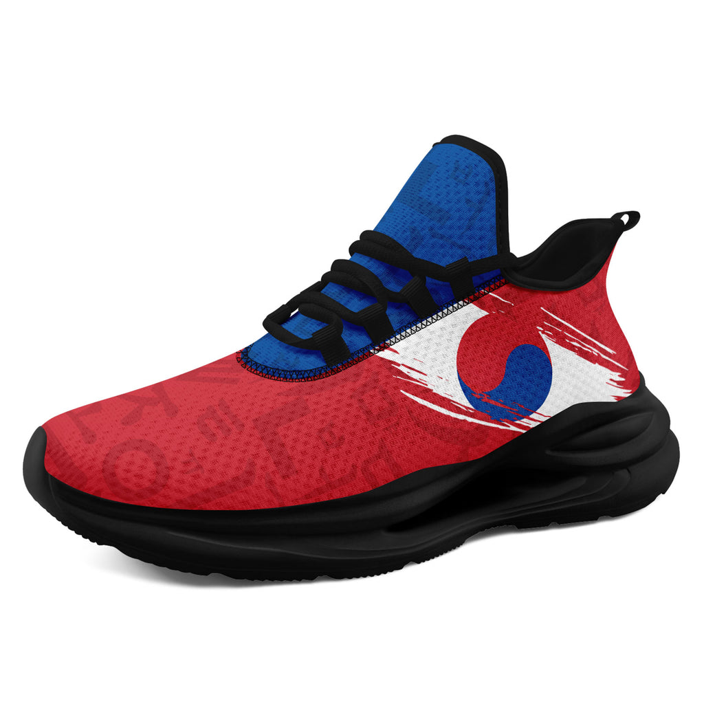 Custom South Korea 2026 World Cup Sneakers DIY Country Flag Running Shoes Lightweight Sport Shoes Gift for Football Fans Personalized Team Name and Logo FN079-F009131-4