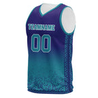 Custom Blue Fade Fashion Sports Uniform Basketball Jersey BBJ01-D020102-9