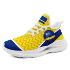 Custom Curaçao 2026 World Cup Sneakers DIY Country Flag Running Shoes Lightweight Sport Shoes Gift for Football Fans Personalized Team Name and Logo FN079-F009087-1