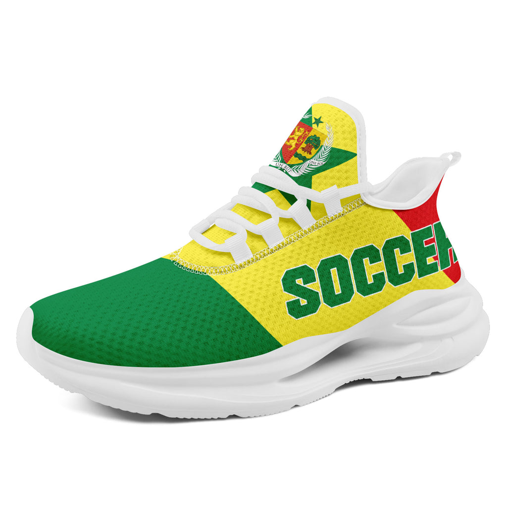 Custom Senegal 2026 World Cup Sneakers DIY Country Flag Running Shoes Lightweight Sport Shoes Gift for Football Fans Personalized Team Name and Logo FN079-F009079-3