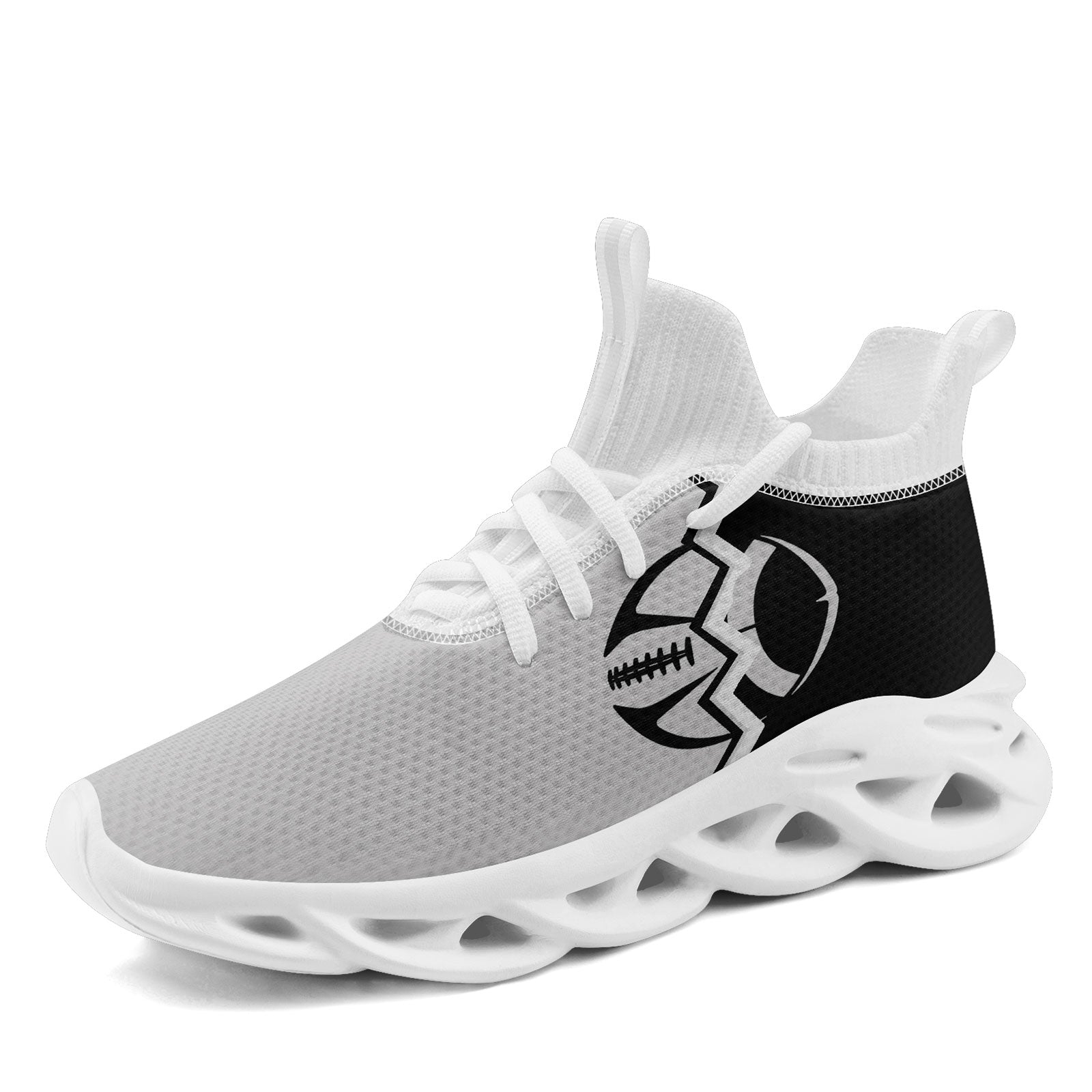 Custom Grey Black Las Vegas Maxsoul Shoes Personalized Sneaker FN030A-D028017-26