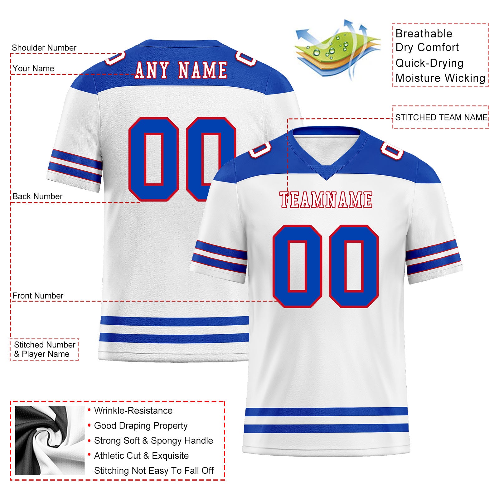 Custom Buffalo Personalized Authentic Football Jersey FBJ02-E0607-4