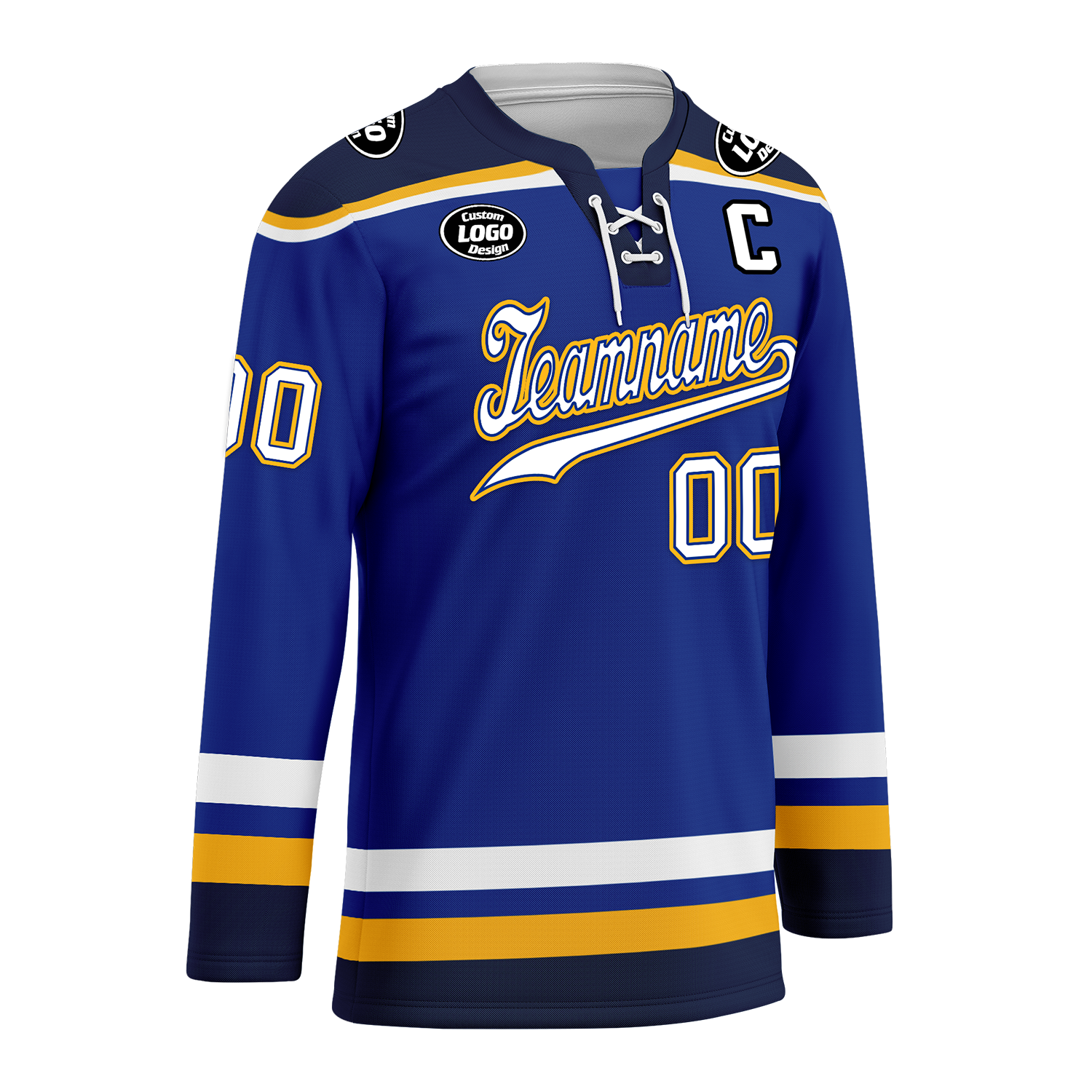 Custom Blue Personalized Hockey Jersey HCKJ01-D0a70cd