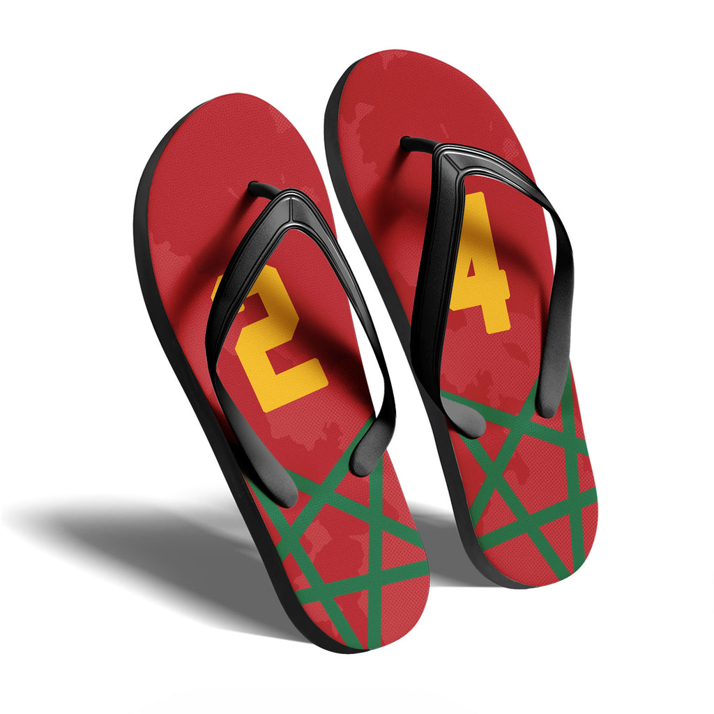 Custom Morocco 2026 World Cup Sneakers DIY Country Flag Running Shoes Lightweight Sport Shoes Gift for Football Fans Personalized Team Name and Logo FN058-F009124-3