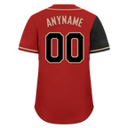 Custom Black Red Skull Fashion Personalized Authentic Baseball Jersey BSBJ01-D017143