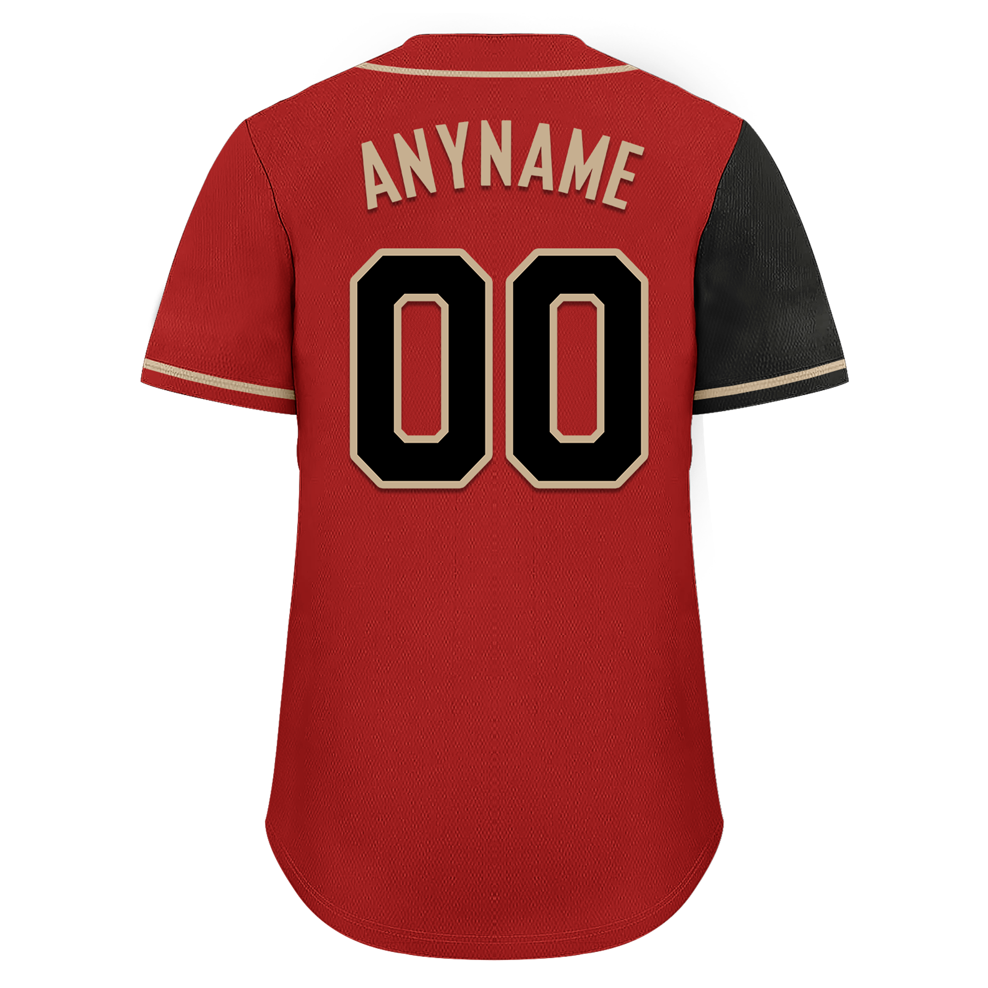 Custom Black Red Skull Fashion Personalized Authentic Baseball Jersey BSBJ01-D017143