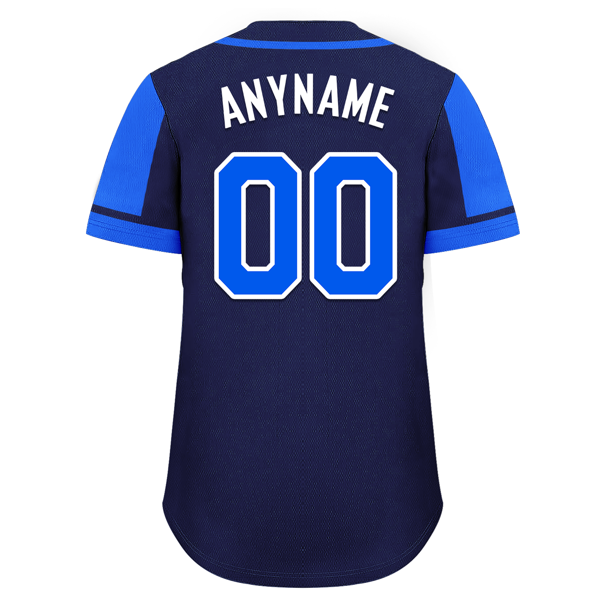 Custom Blue Raglan Sleeves Personalized Authentic Baseball Jersey BSBJ01-D017183
