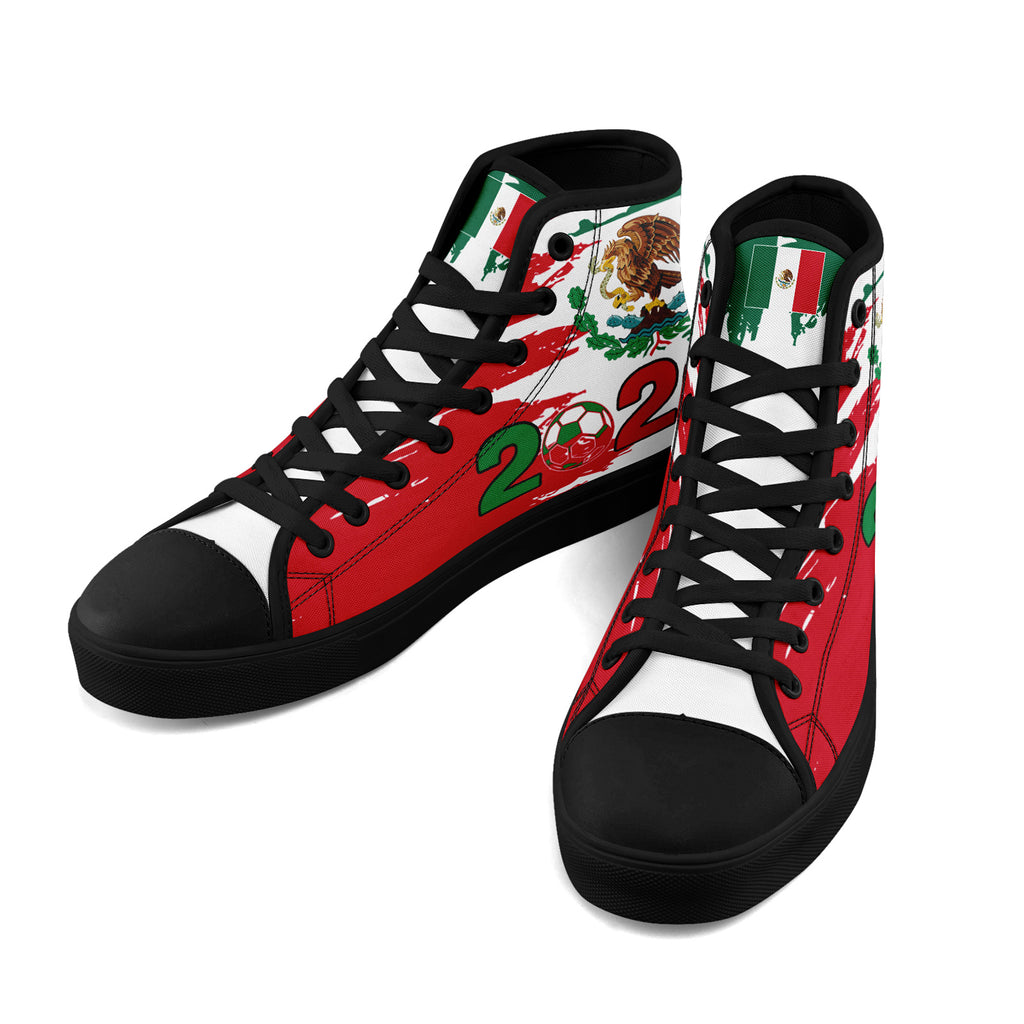 Custom 2026 World Cup Mexico Sneakers DIY Country Flag Running Shoes Lightweight Sport Shoes Gift for Football Fans Personalized Team Name and Logo FN024-F023059-1