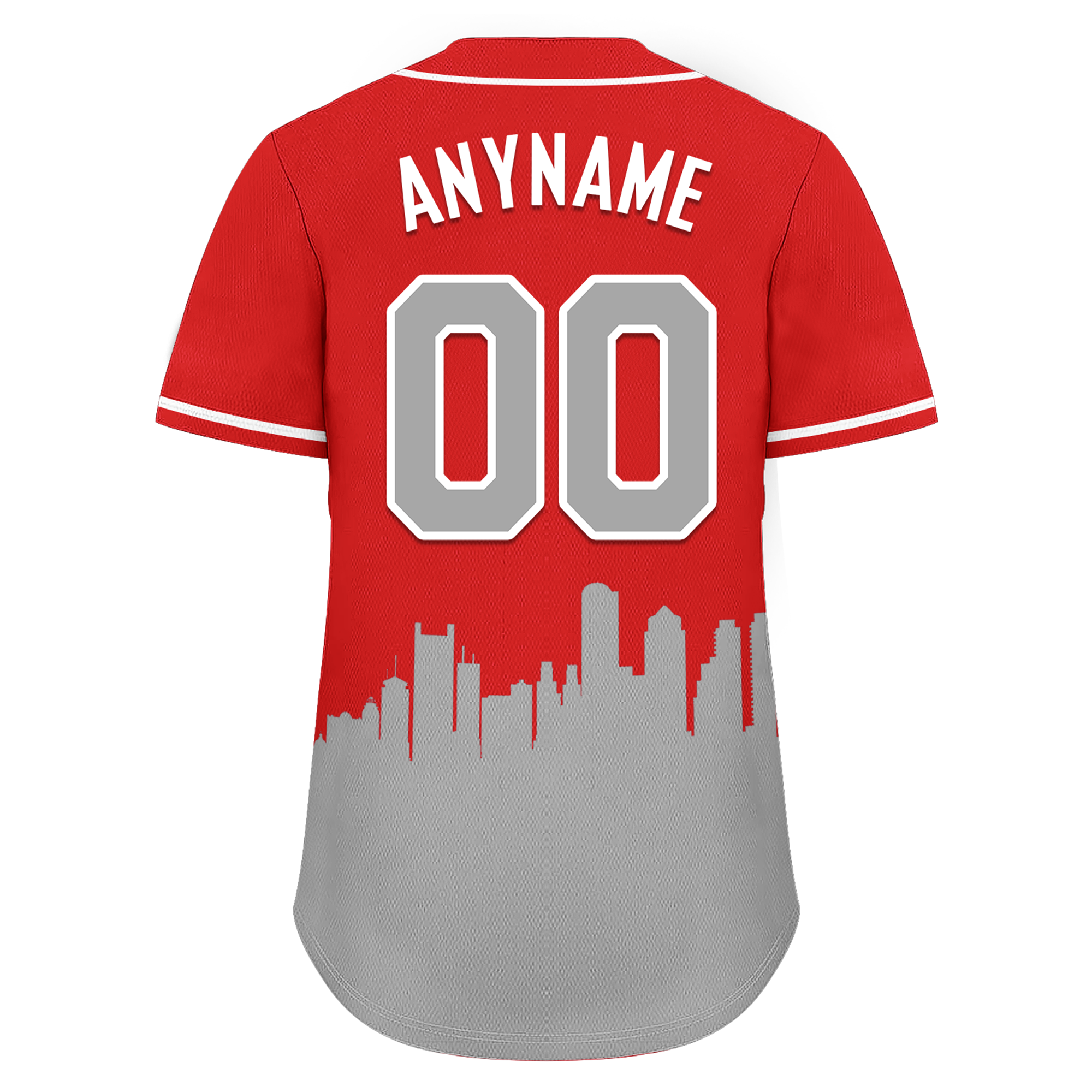 Custom Red Gray City Edition Personalized Authentic Baseball Jersey BSBJ01-D017122