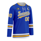 Custom Blue Yellow Personalized Hockey Jersey HCKJ01-D0a70cc