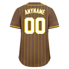 Custom Gray Stripe Fashion Personalized Authentic Baseball Jersey BSBJ01-D017259