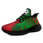 Custom Morocco 2026 World Cup Sneakers DIY Country Flag Running Shoes Lightweight Sport Shoes Gift for Football Fans Personalized Team Name and Logo FN079-F009083-4