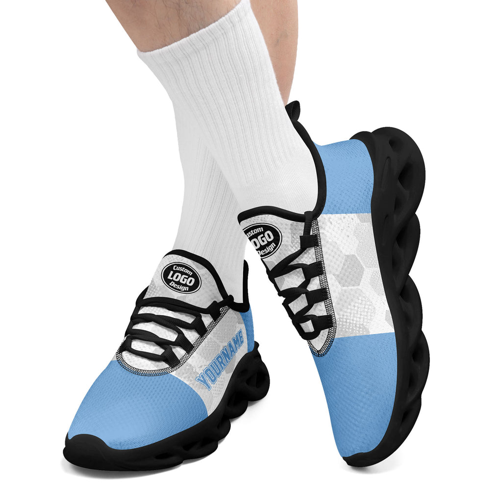 Custom 2026 World Cup Argentina Sneakers DIY Country Flag Running Shoes Lightweight Sport Shoes Gift for Football Fans Personalized Team Name and Logo FN003-F027086-5