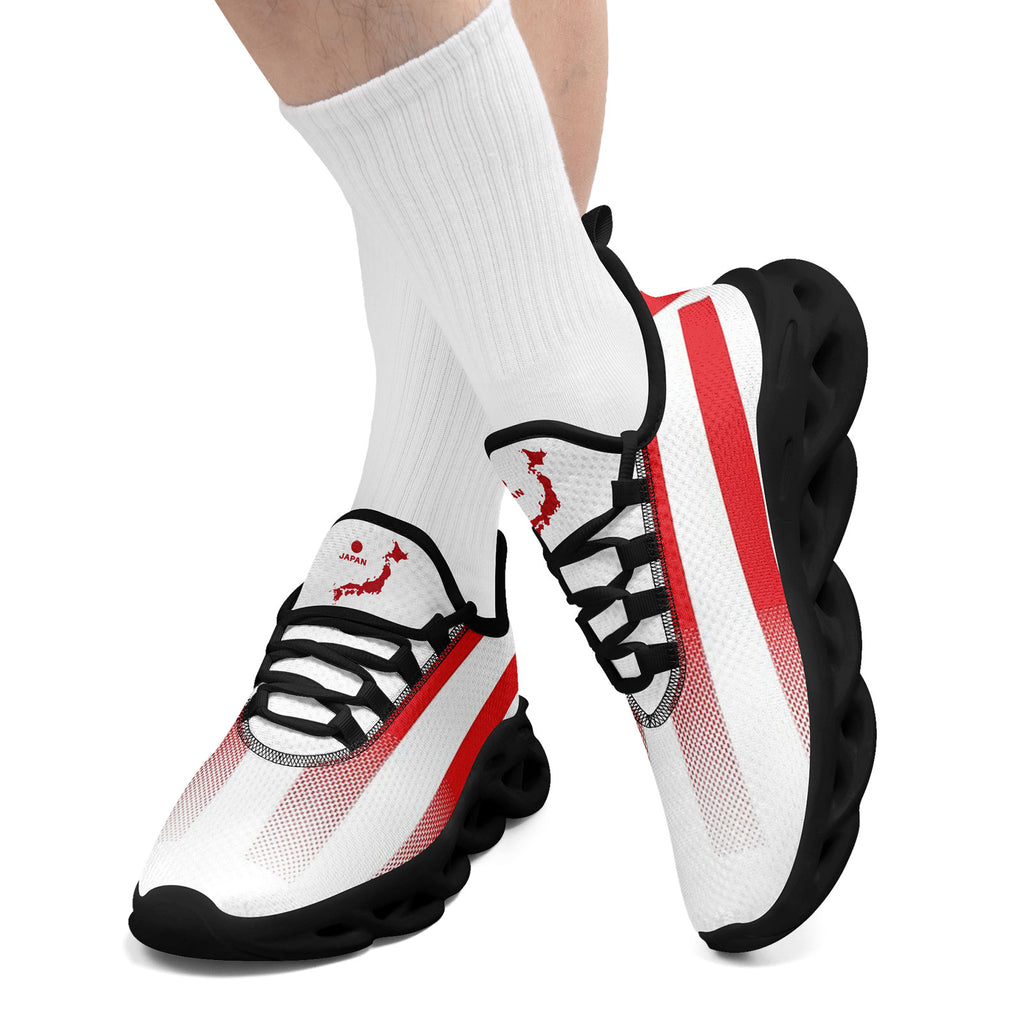 Custom Japan 2026 World Cup Sneakers DIY Country Flag Running Shoes Lightweight Sport Shoes Gift for Football Fans Personalized Team Name and Logo FN003-F025044-5