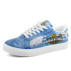 Custom 2026 World Cup Argentina Sneakers DIY Country Flag Running Shoes Lightweight Sport Shoes Gift for Football Fans Personalized Team Name and Logo FN023-F027051-2
