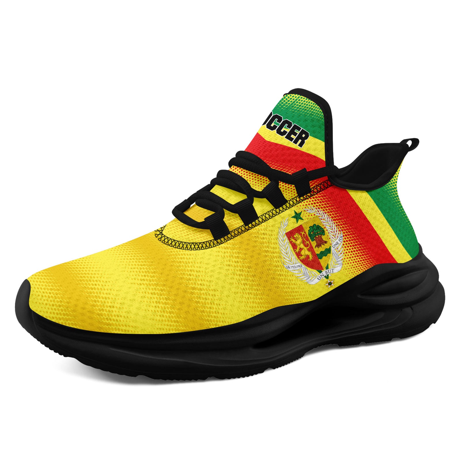 Custom Senegal 2026 World Cup Sneakers DIY Country Flag Running Shoes Lightweight Sport Shoes Gift for Football Fans Personalized Team Name and Logo FN079-F009079-5