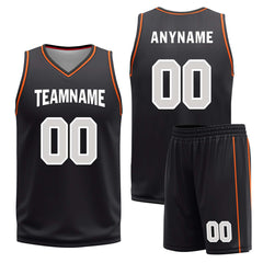 Custom White Red Black Detroit City Edition Personalized Reversible Basketball Set Sports Basketball Jersey BBJ01R-D0610-9