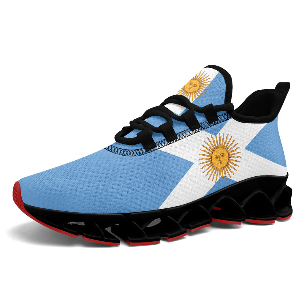 Custom 2026 World Cup Argentina Sneakers DIY Country Flag Running Shoes Lightweight Sport Shoes Gift for Football Fans Personalized Team Name and Logo FN003XD-F027046-3