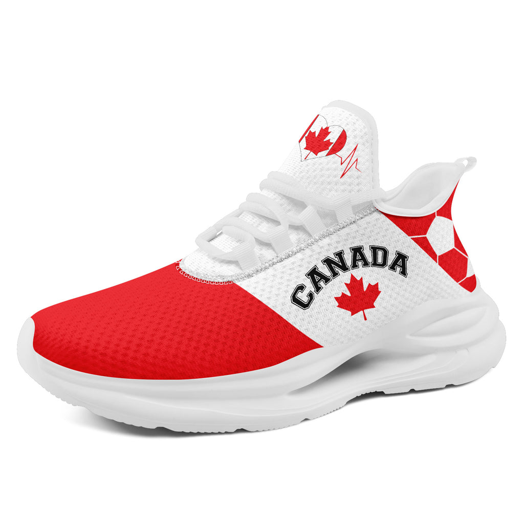 Custom 2026 World Cup Canada Sneakers DIY Country Flag Running Shoes Lightweight Sport Shoes Gift for Football Fans Personalized Team Name and Logo FN079-F023063-3